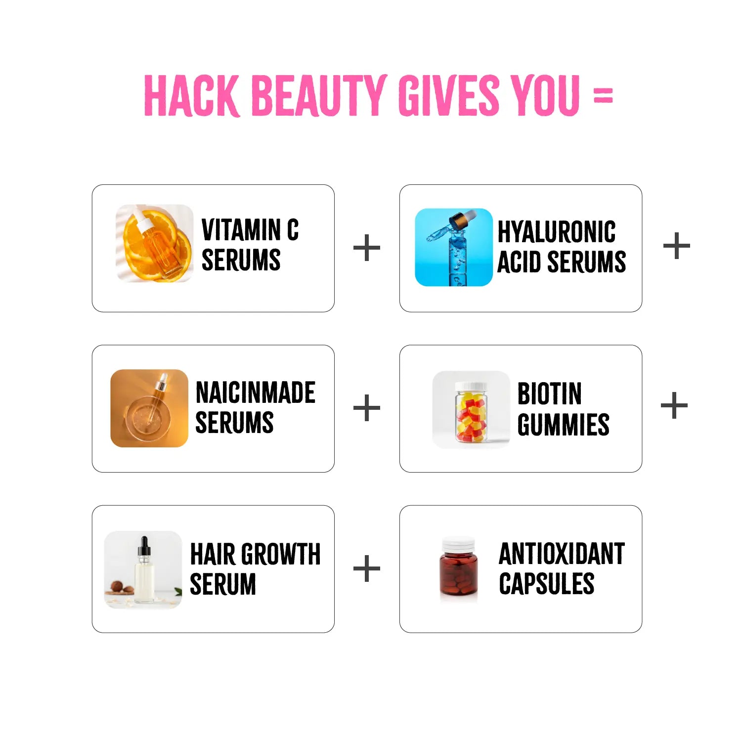 Hack Beauty all in one drink replacing vitamin C serum hyaluronic acid niacinamide biotin hair growth and antioxidant supplements
“alternative to skincare supplements”
“all in one beauty supplement India”
“best supplement for skin hair nails”