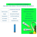 Hack Hydrate vs other electrolytes comparison showing zero sugar balanced hydration prebiotic fiber and clean natural ingredients
“best electrolyte drink vs others”
“zero sugar electrolyte drink India”
“clean hydration drink comparison”